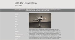 Desktop Screenshot of citydanceacademy.co.uk